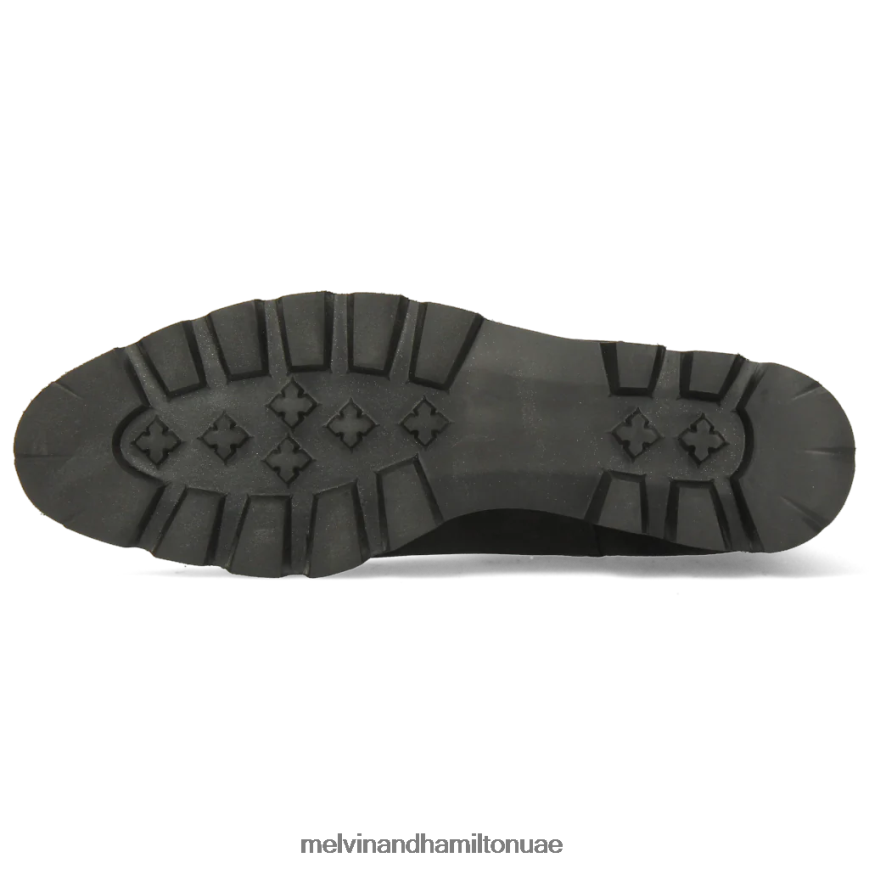 سوزان 100 أسود Melvin & Hamilton نحيف جزمة الكاحل 42XF2X1068