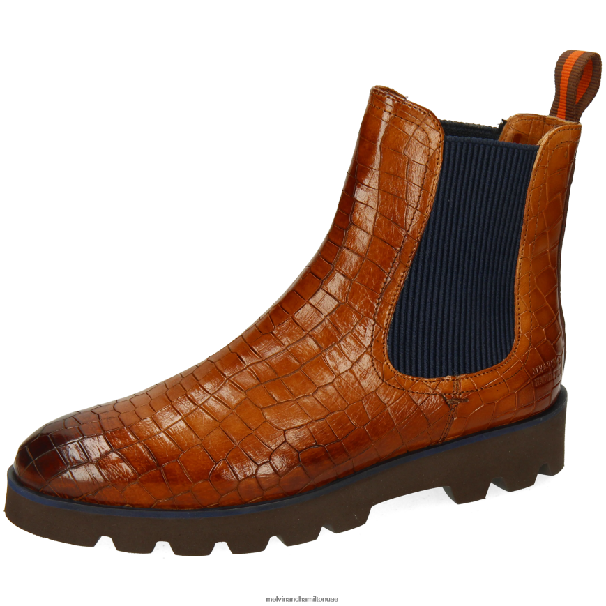 سوزان 100 بني Melvin & Hamilton نحيف جزمة الكاحل 42XF2X905