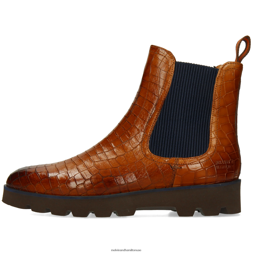 سوزان 100 بني Melvin & Hamilton نحيف جزمة الكاحل 42XF2X905