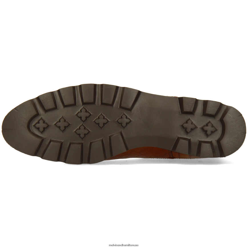 سوزان 100 بني Melvin & Hamilton نحيف جزمة الكاحل 42XF2X905