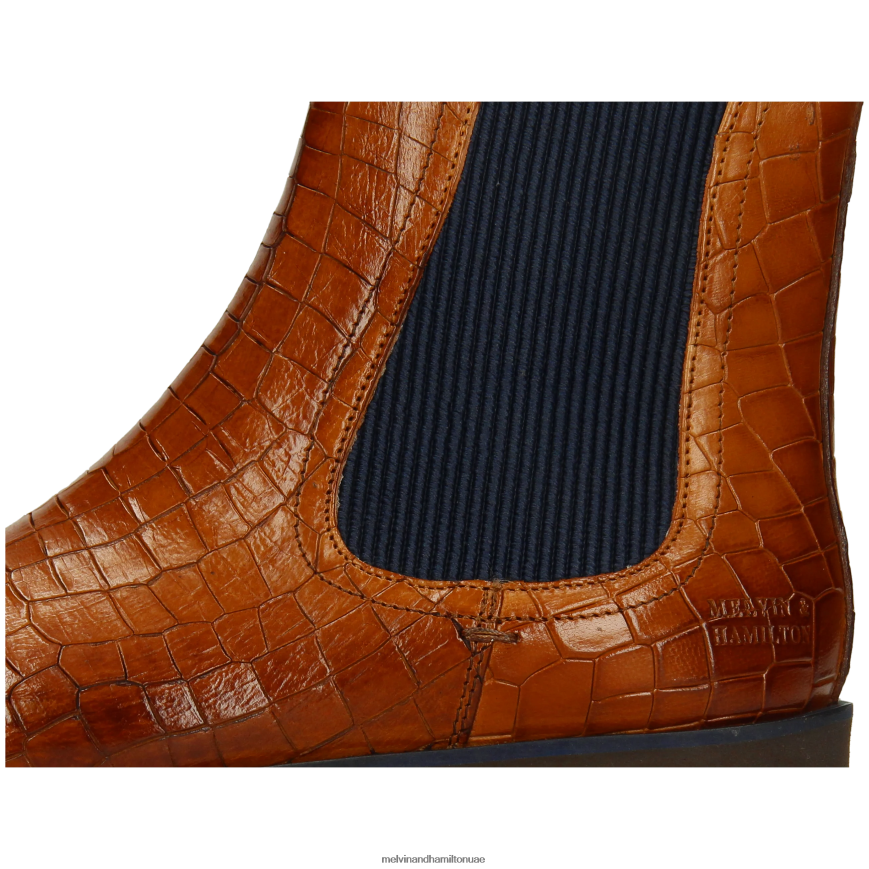 سوزان 100 بني Melvin & Hamilton نحيف جزمة الكاحل 42XF2X905