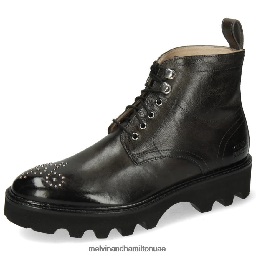 سالي 109 رمادي Melvin & Hamilton نحيف جزمة الكاحل 42XF2X1048