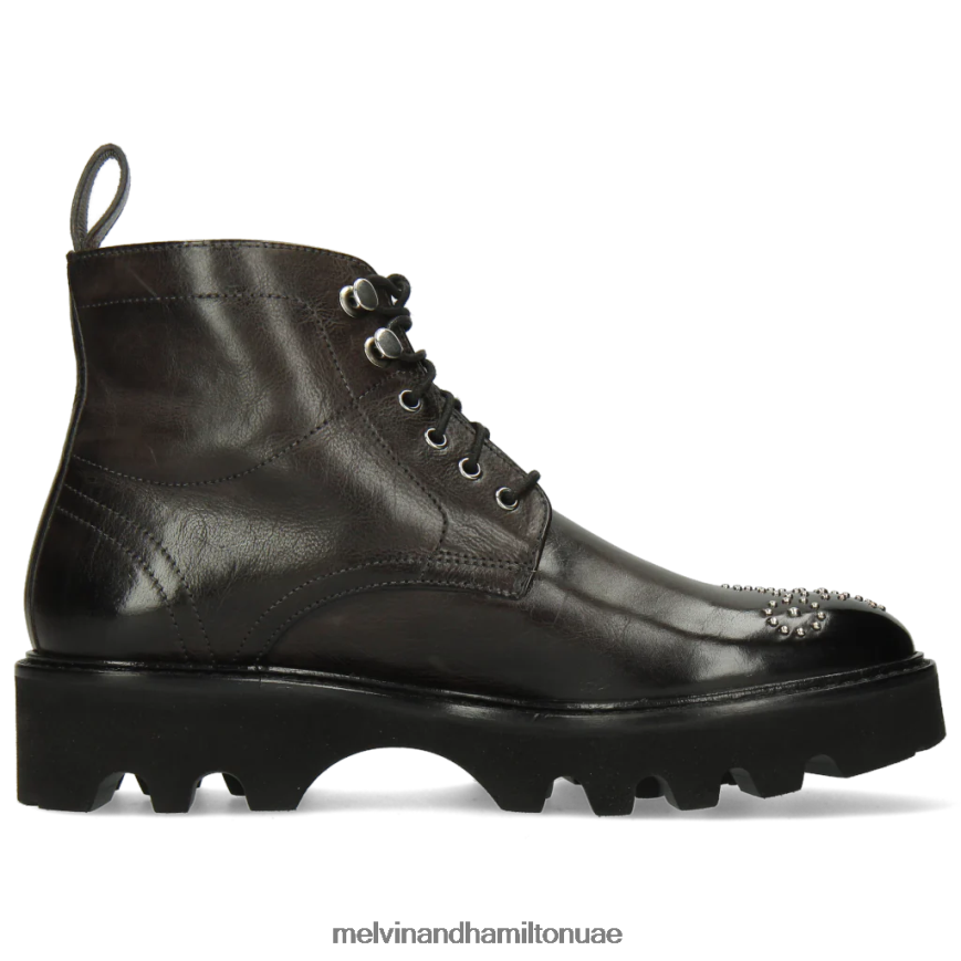 سالي 109 رمادي Melvin & Hamilton نحيف جزمة الكاحل 42XF2X1048