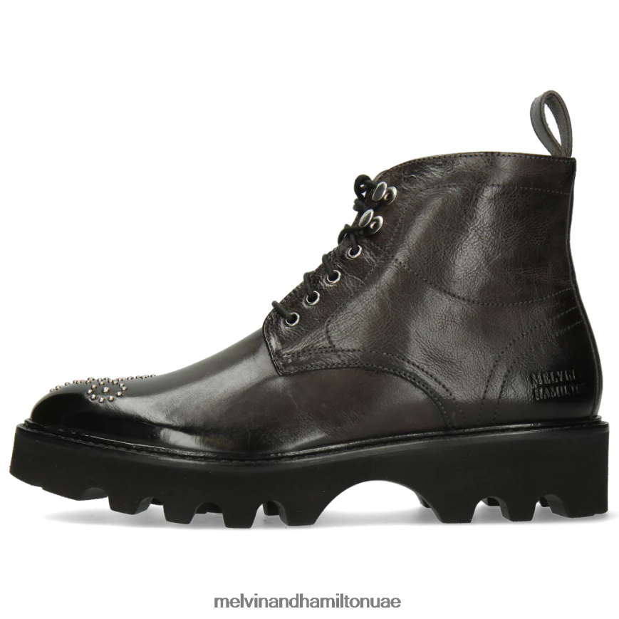 سالي 109 رمادي Melvin & Hamilton نحيف جزمة الكاحل 42XF2X1048