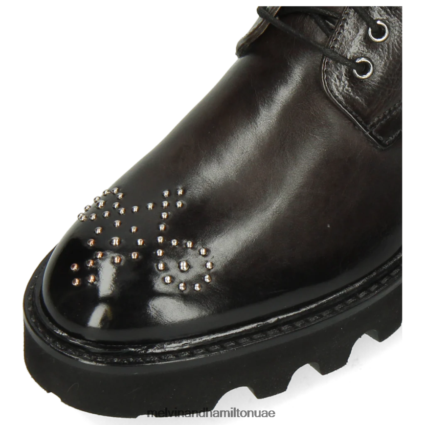 سالي 109 رمادي Melvin & Hamilton نحيف جزمة الكاحل 42XF2X1048