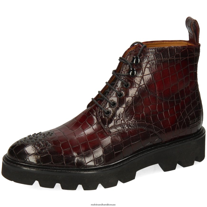 سالي 109 أرجواني Melvin & Hamilton نحيف جزمة الكاحل 42XF2X939