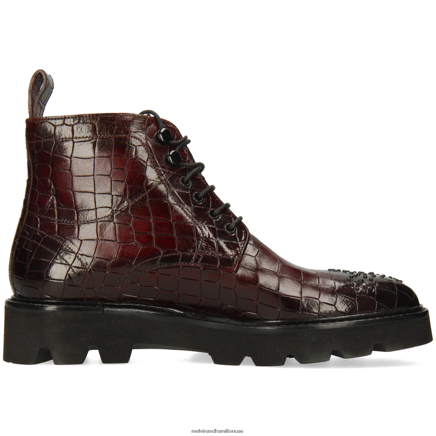 سالي 109 أرجواني Melvin & Hamilton نحيف جزمة الكاحل 42XF2X939