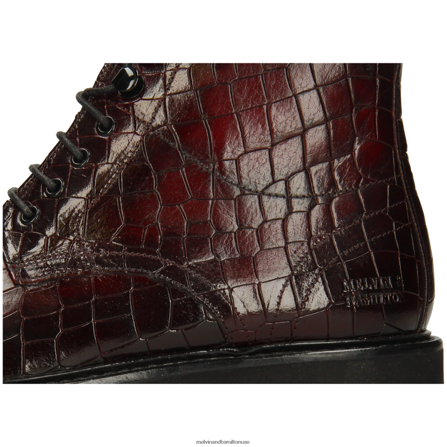 سالي 109 أرجواني Melvin & Hamilton نحيف جزمة الكاحل 42XF2X939