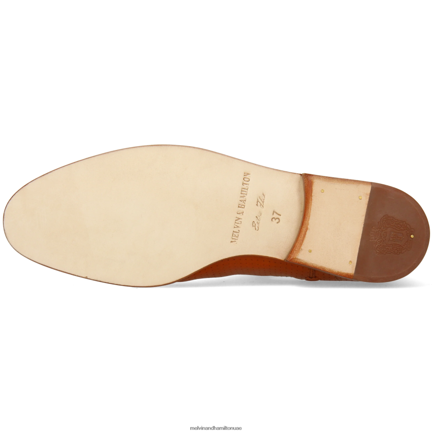 سوزان 10 البرتقالي Melvin & Hamilton نحيف جزمة الكاحل 42XF2X1024