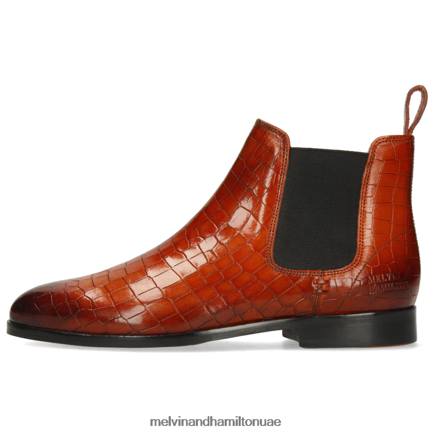 سوزان 10 البرتقالي Melvin & Hamilton نحيف جزمة الكاحل 42XF2X1085