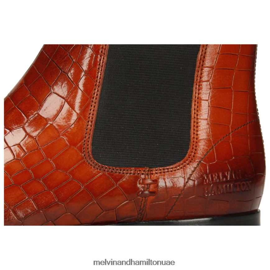 سوزان 10 البرتقالي Melvin & Hamilton نحيف جزمة الكاحل 42XF2X1085