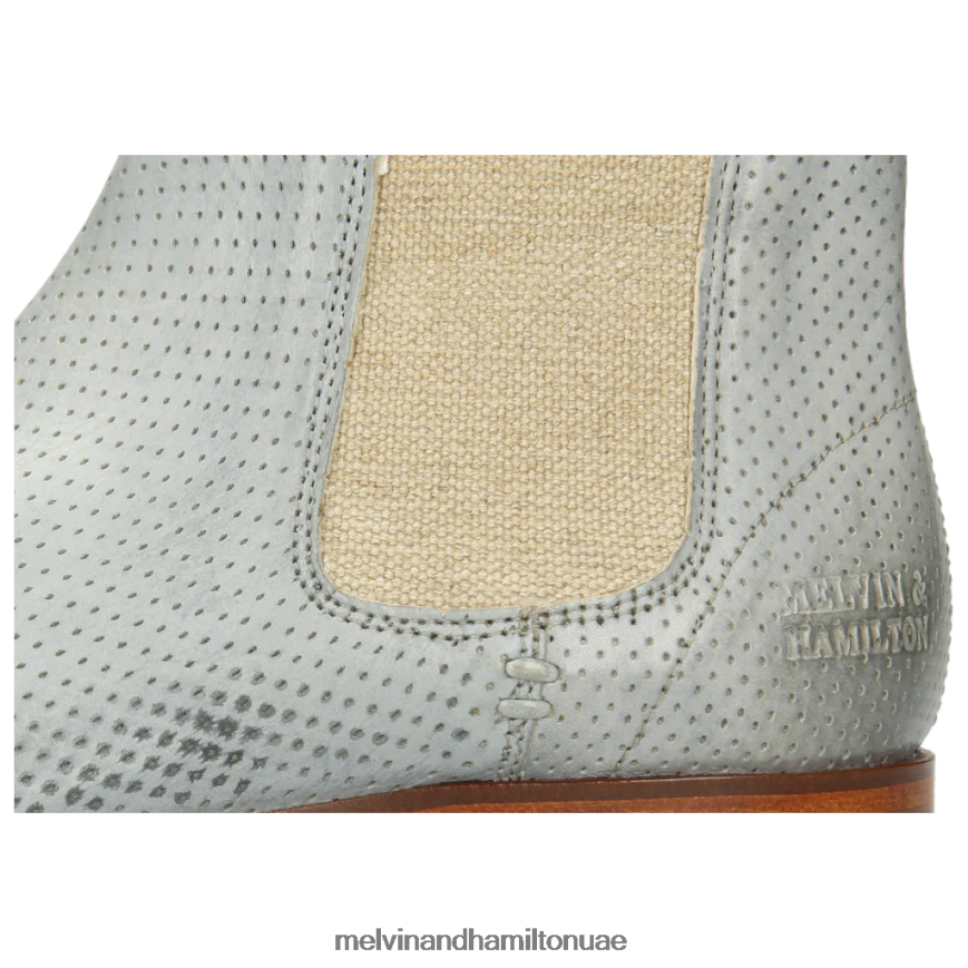 سوزان 10 رمادي Melvin & Hamilton نحيف جزمة الكاحل 42XF2X1136