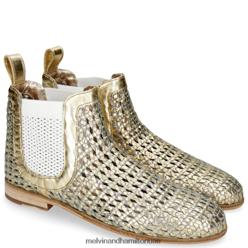 سوزان 10 ذهب Melvin & Hamilton نحيف جزمة الكاحل 42XF2X1142