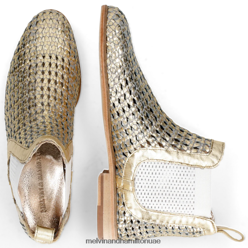 سوزان 10 ذهب Melvin & Hamilton نحيف جزمة الكاحل 42XF2X1142