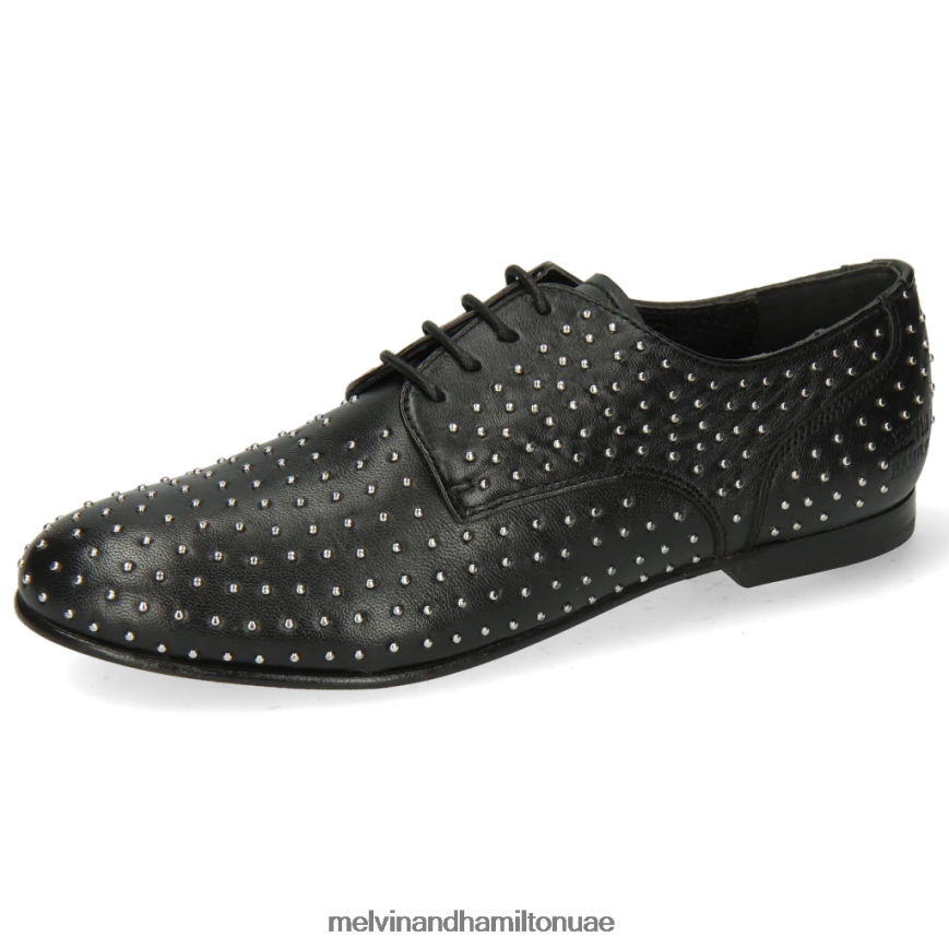 سونيا 10 أسود Melvin & Hamilton نحيف أحذية ديربي 42XF2X1522