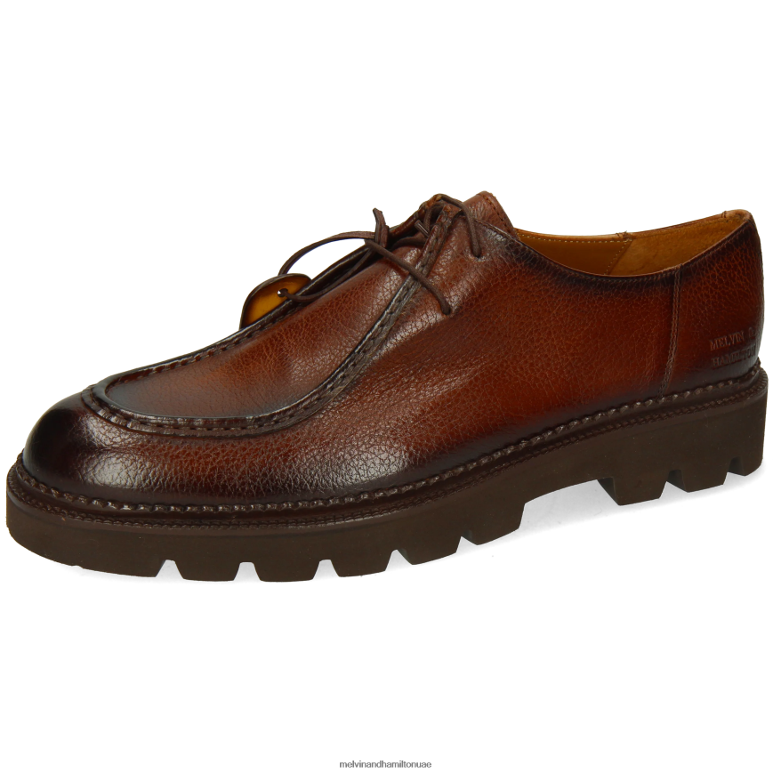 بيرس 10 بني Melvin & Hamilton رجال أحذية ديربي 42XF2X416