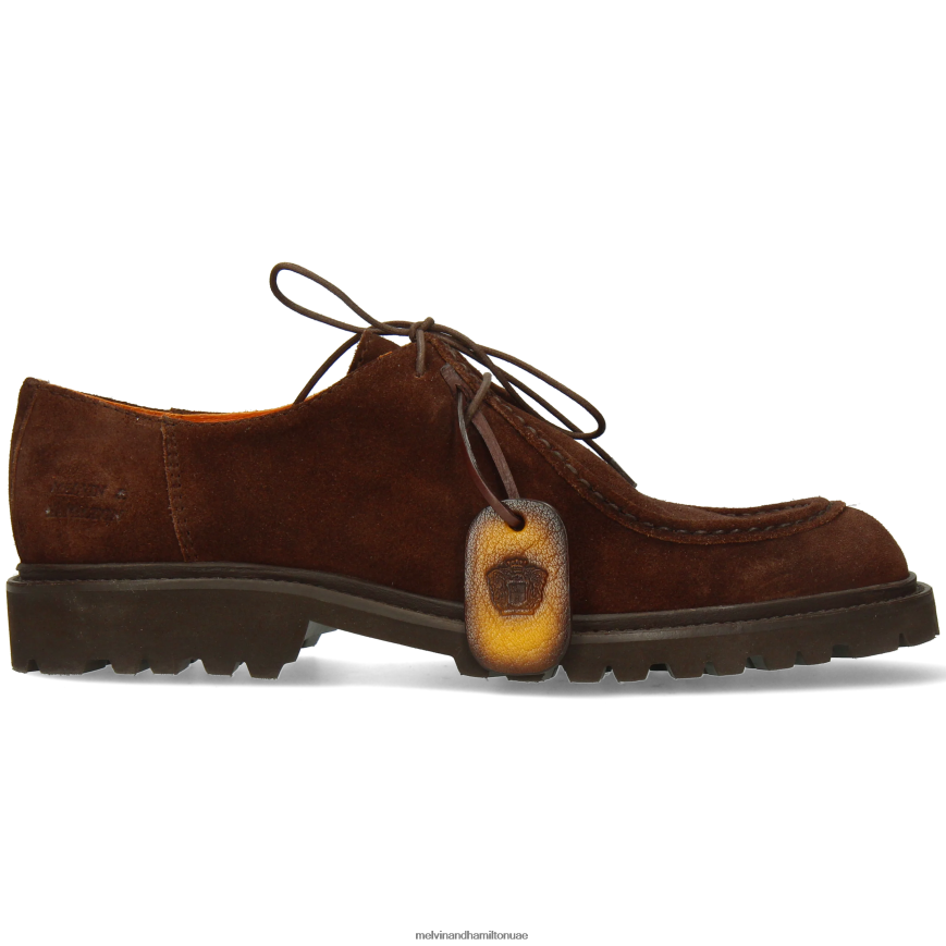 بيرس 10 بني Melvin & Hamilton رجال أحذية ديربي 42XF2X419