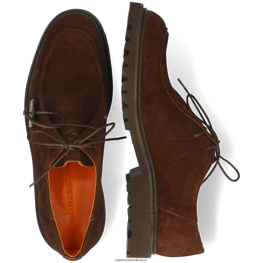 بيرس 10 بني Melvin & Hamilton رجال أحذية ديربي 42XF2X419