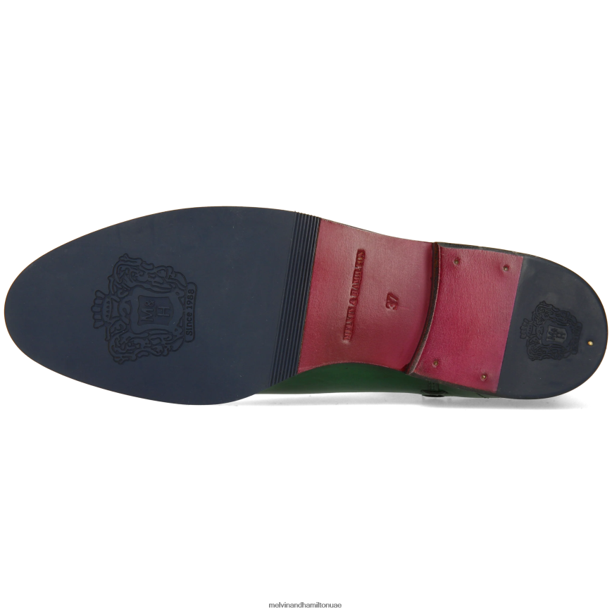 سوزان 10 أخضر Melvin & Hamilton نحيف جزمة الكاحل 42XF2X781