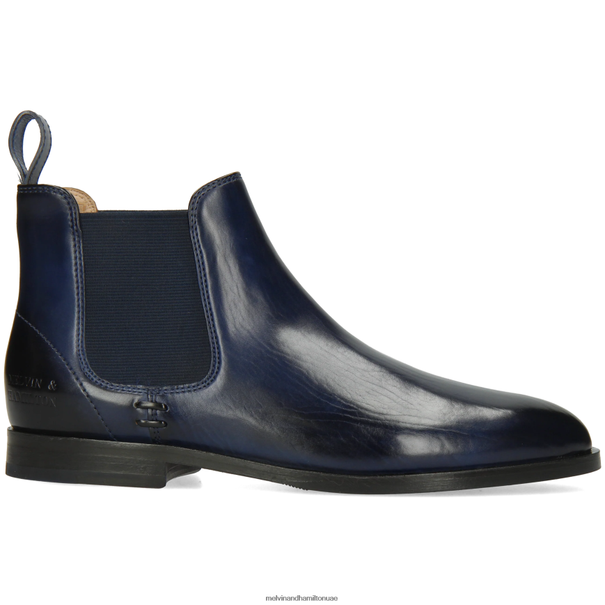 سوزان 10 أزرق Melvin & Hamilton نحيف جزمة الكاحل 42XF2X782