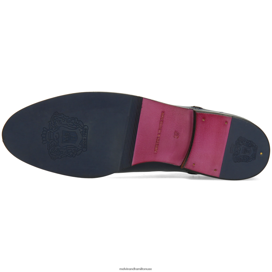 سوزان 10 أزرق Melvin & Hamilton نحيف جزمة الكاحل 42XF2X782