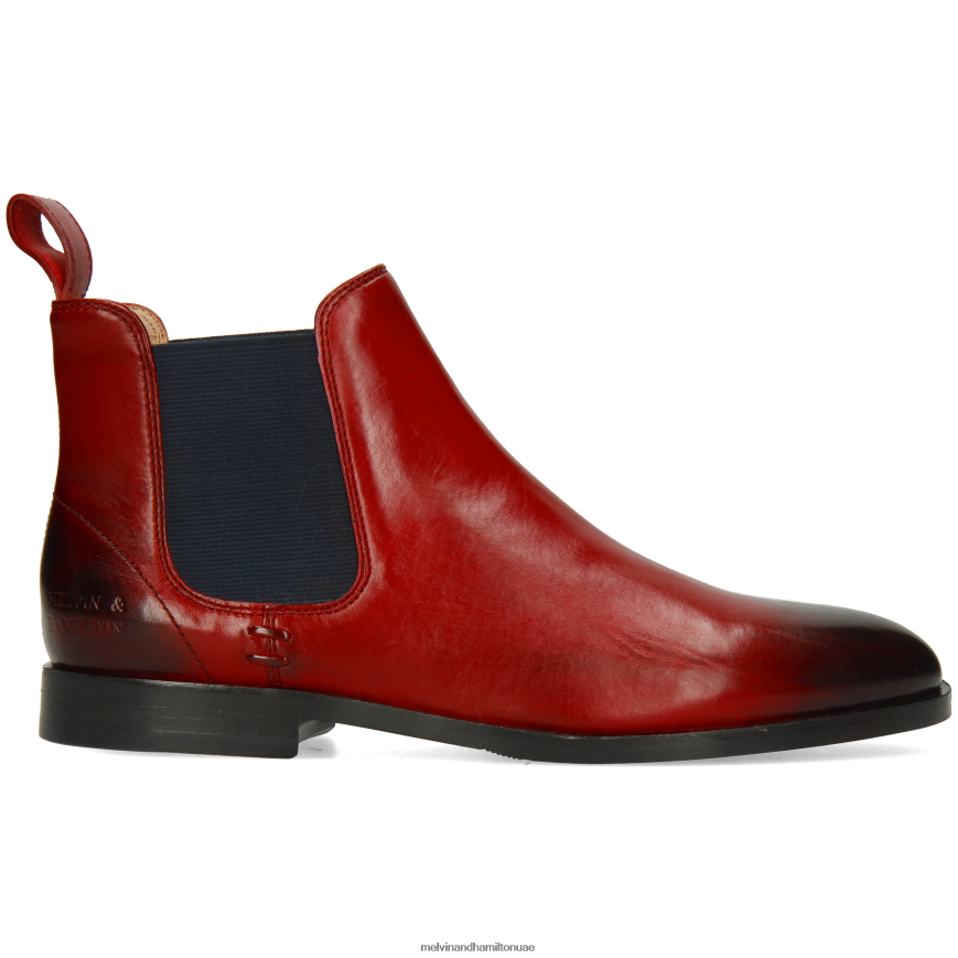 سوزان 10 أحمر Melvin & Hamilton نحيف جزمة الكاحل 42XF2X783