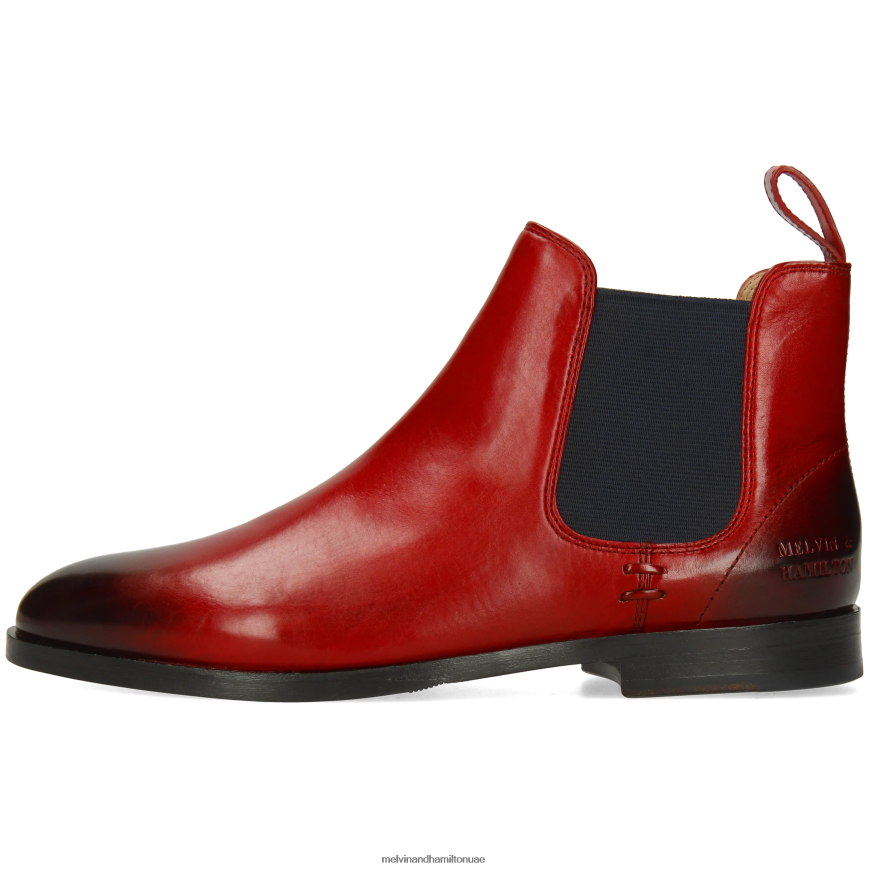 سوزان 10 أحمر Melvin & Hamilton نحيف جزمة الكاحل 42XF2X783