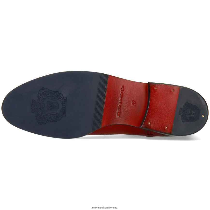 سوزان 10 أحمر Melvin & Hamilton نحيف جزمة الكاحل 42XF2X783