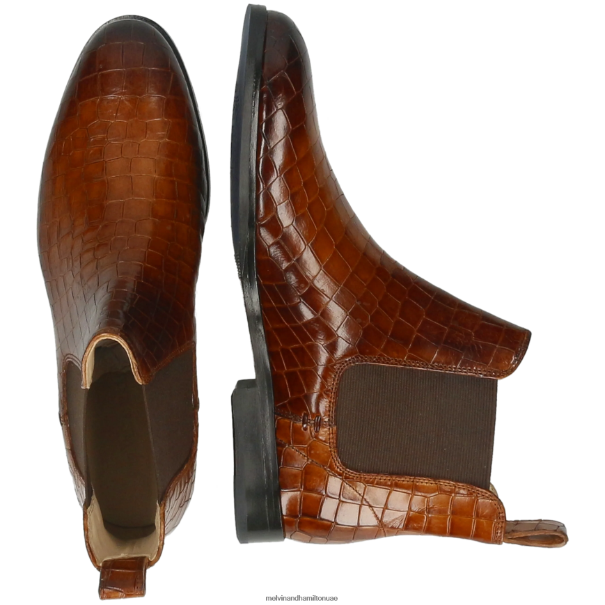 سوزان 10 بني Melvin & Hamilton نحيف جزمة الكاحل 42XF2X790