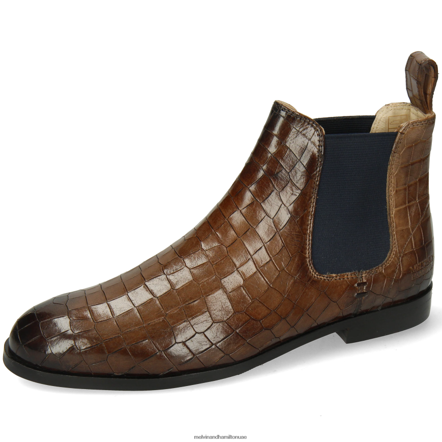 سوزان 10 رمادي Melvin & Hamilton نحيف جزمة الكاحل 42XF2X801