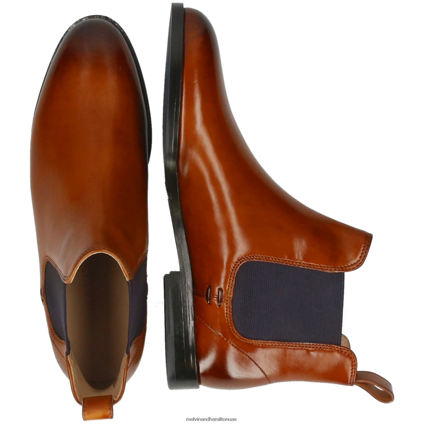 سوزان 10 بني Melvin & Hamilton نحيف جزمة الكاحل 42XF2X813