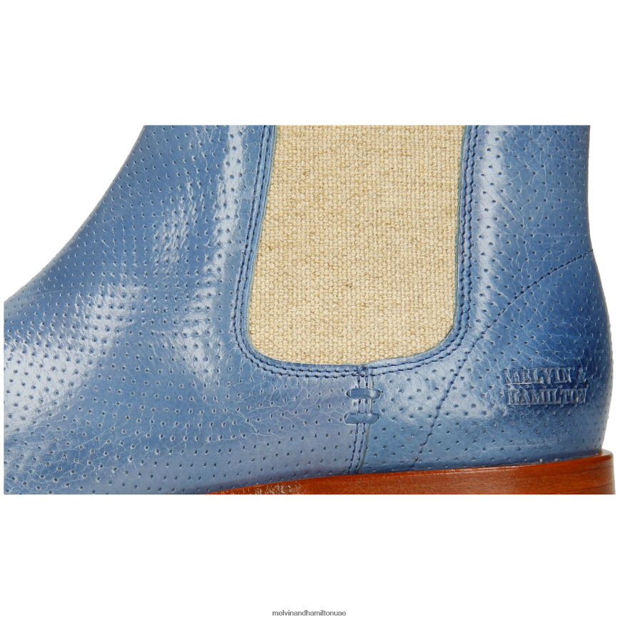 سوزان 10 أزرق Melvin & Hamilton نحيف جزمة الكاحل 42XF2X855