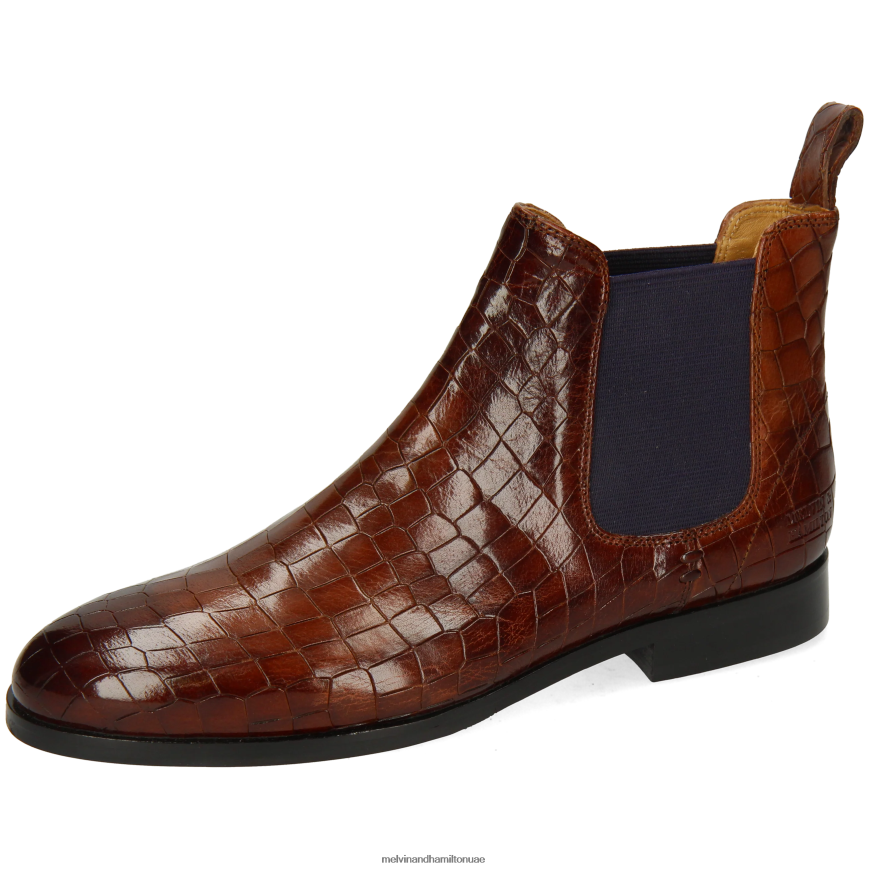 سوزان 10 بني Melvin & Hamilton نحيف جزمة الكاحل 42XF2X900