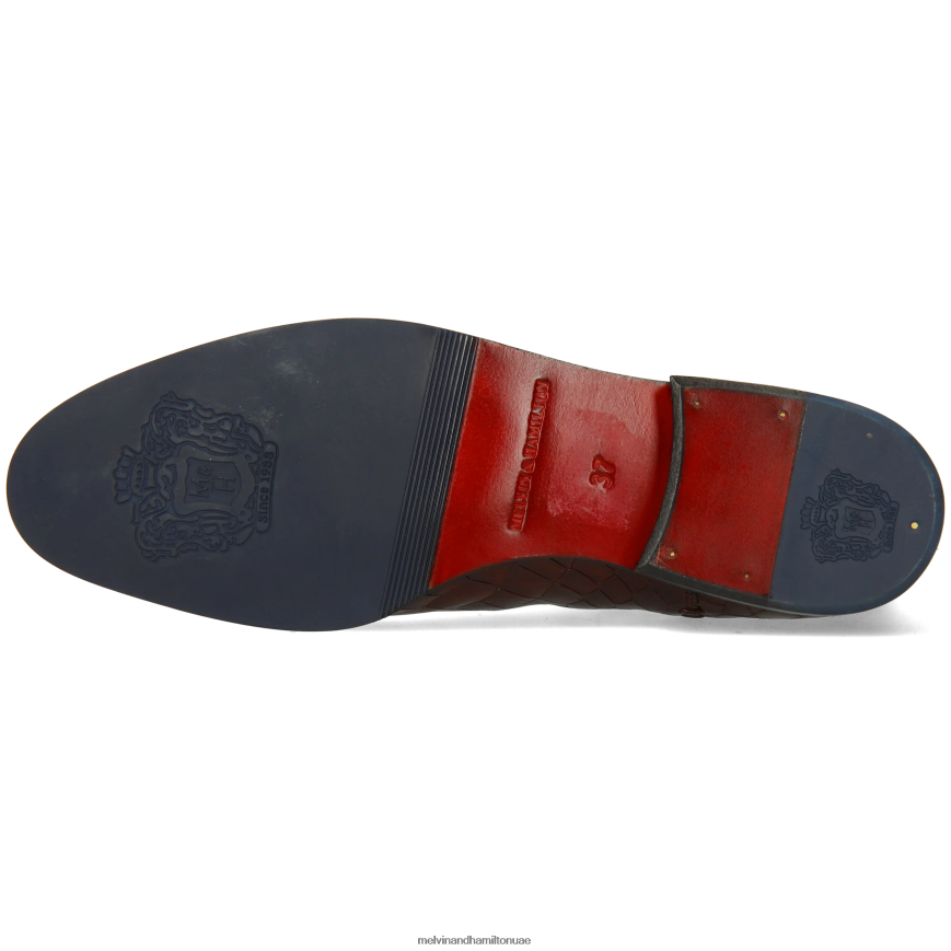 سوزان 10 بني Melvin & Hamilton نحيف جزمة الكاحل 42XF2X900