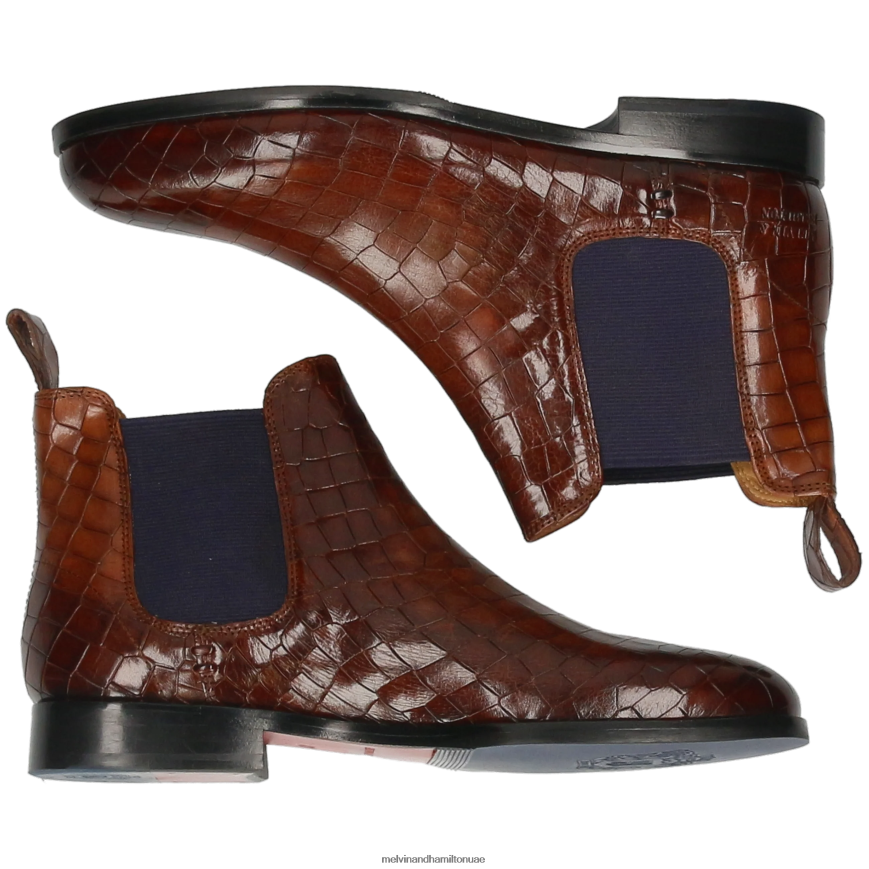 سوزان 10 بني Melvin & Hamilton نحيف جزمة الكاحل 42XF2X900