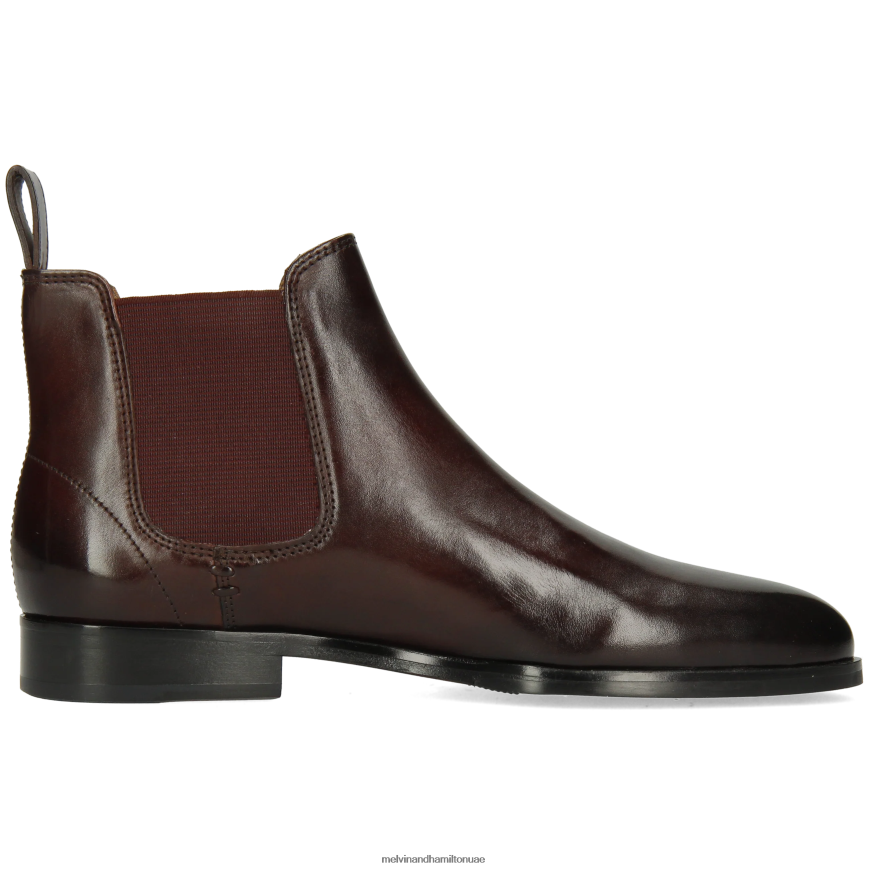 سوزان 10 أرجواني Melvin & Hamilton نحيف جزمة الكاحل 42XF2X936