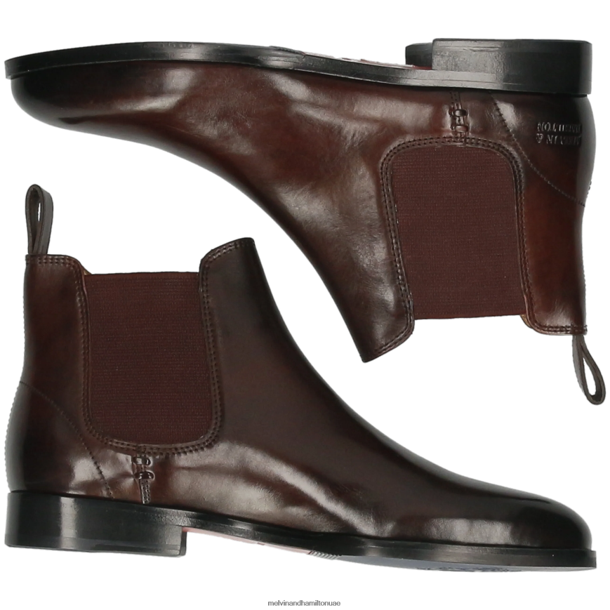 سوزان 10 أرجواني Melvin & Hamilton نحيف جزمة الكاحل 42XF2X936