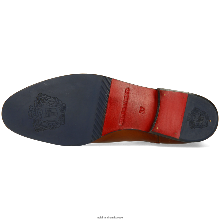 سوزان 10 بني Melvin & Hamilton نحيف جزمة الكاحل 42XF2X942