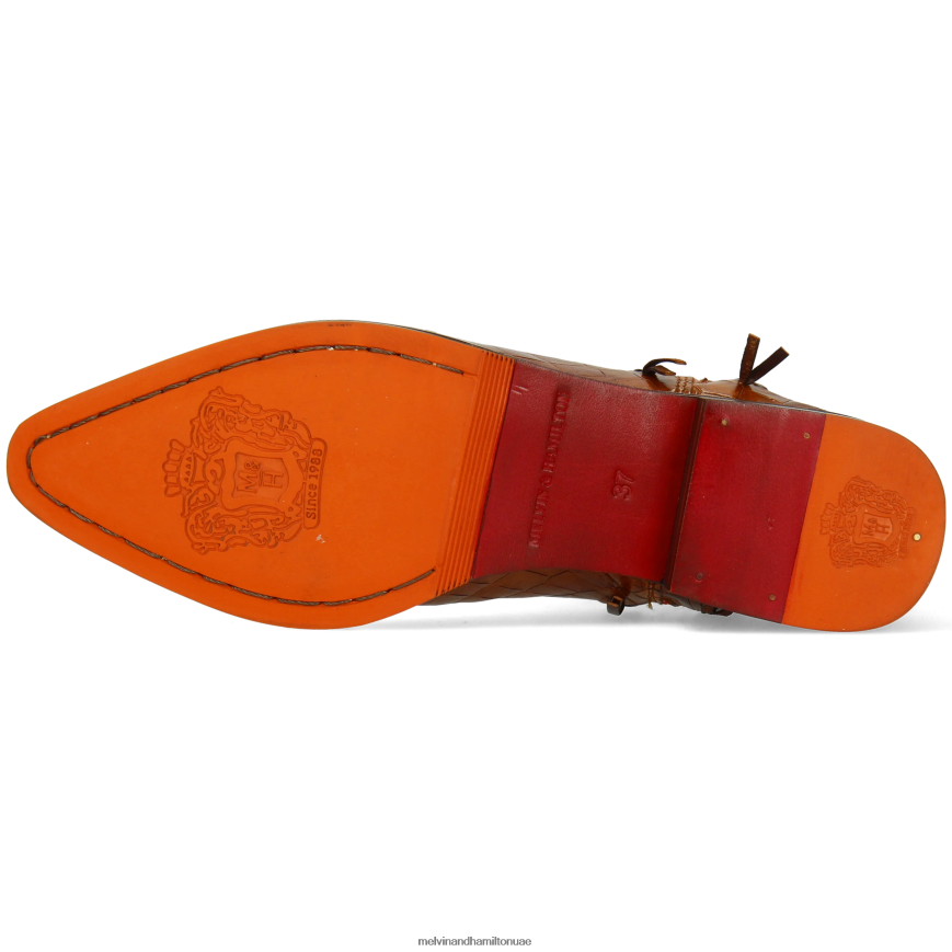 مارلين 10 بني Melvin & Hamilton نحيف جزمة الكاحل 42XF2X952