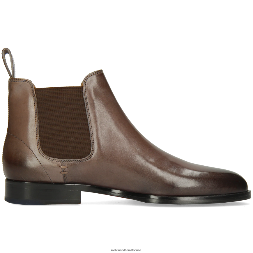 سوزان 10 رمادي داكن Melvin & Hamilton نحيف جزمة الكاحل 42XF2X977