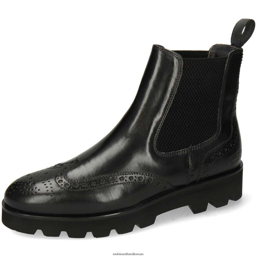 سوزان 111 أسود Melvin & Hamilton نحيف جزمة الكاحل 42XF2X780