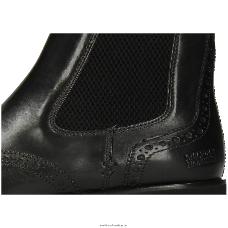 سوزان 111 أسود Melvin & Hamilton نحيف جزمة الكاحل 42XF2X780