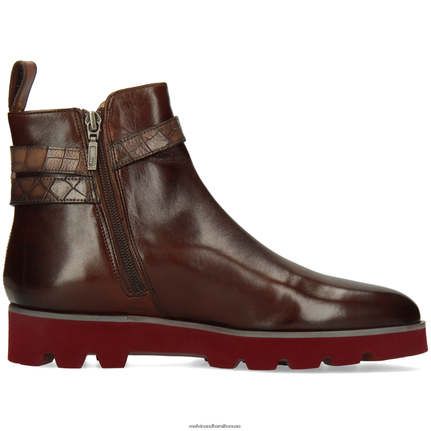 سوزان 116 بني Melvin & Hamilton نحيف جزمة الكاحل 42XF2X913