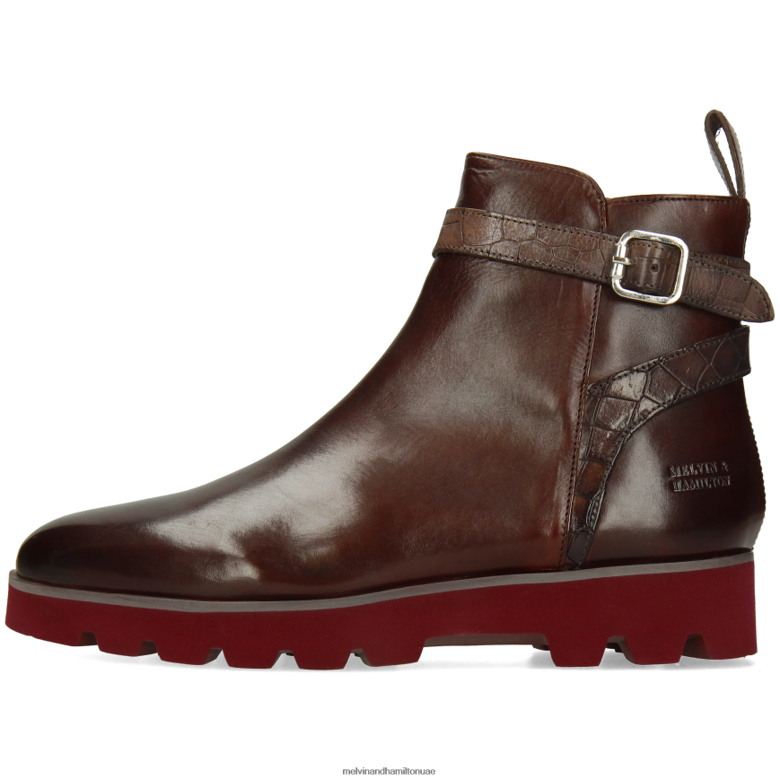 سوزان 116 بني Melvin & Hamilton نحيف جزمة الكاحل 42XF2X913