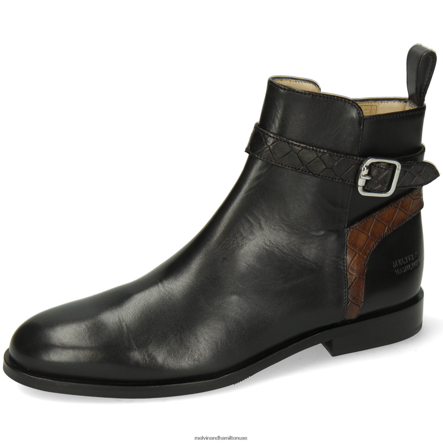 سوزان 116 أسود Melvin & Hamilton نحيف جزمة الكاحل 42XF2X920