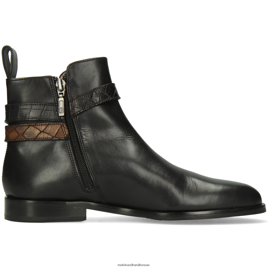 سوزان 116 أسود Melvin & Hamilton نحيف جزمة الكاحل 42XF2X920