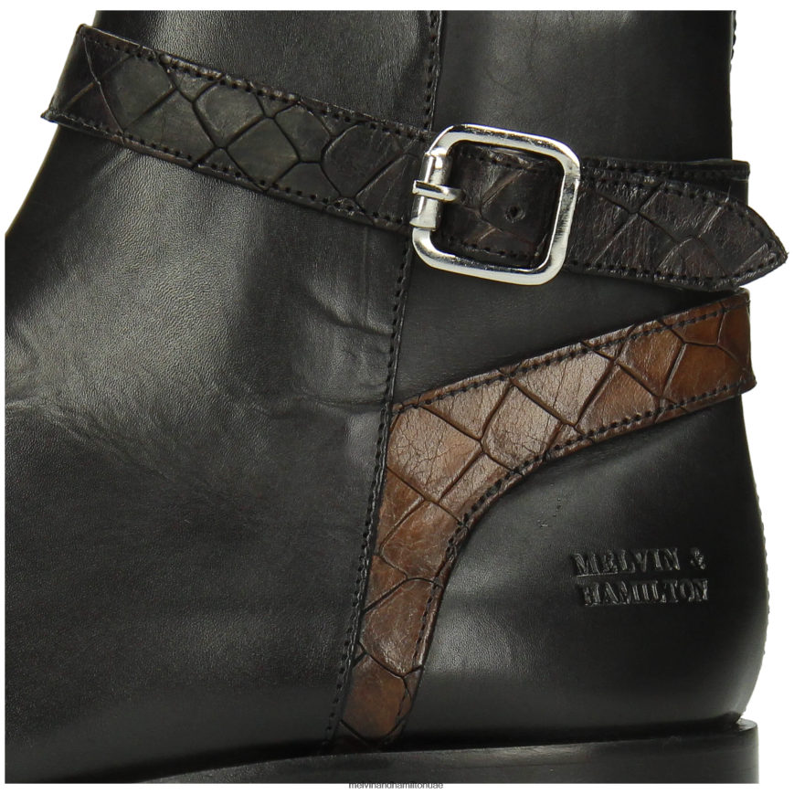 سوزان 116 أسود Melvin & Hamilton نحيف جزمة الكاحل 42XF2X920