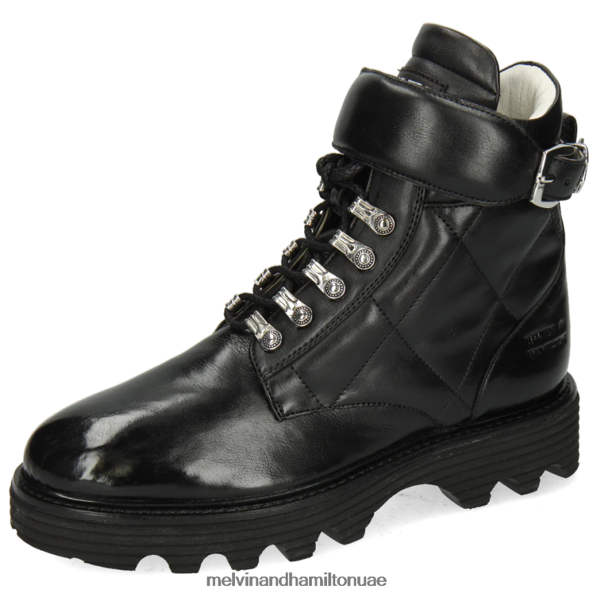 ليوني 11 أسود Melvin & Hamilton نحيف جزمة الكاحل 42XF2X1063