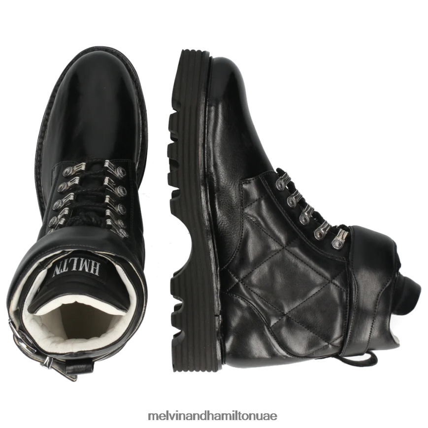 ليوني 11 أسود Melvin & Hamilton نحيف جزمة الكاحل 42XF2X1063