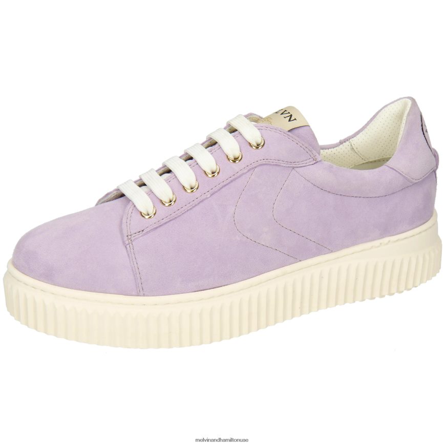 نوري 11 أرجواني Melvin & Hamilton نحيف أحذية رياضية 42XF2X1778